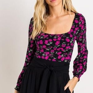 Gimme Some Sugar Floral Top